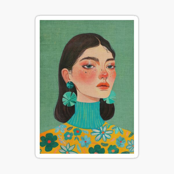 Item preview, Woman on Canvas designed and sold by PlainGirl.
