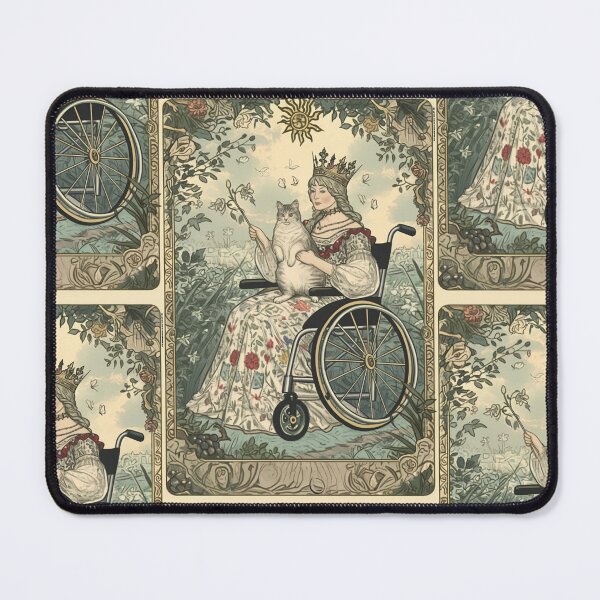 Item preview, Rolling with my cat homie wheelchair tarot designed and sold by MendaciousMina.