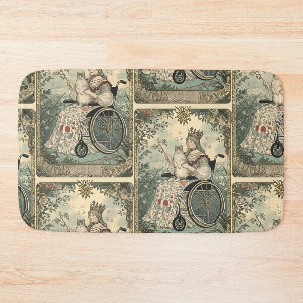 Item preview, Rolling with my cat homie wheelchair tarot designed and sold by MendaciousMina.