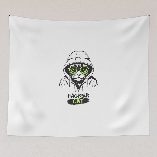 Item preview, HACKER CAT designed and sold by PGAart.