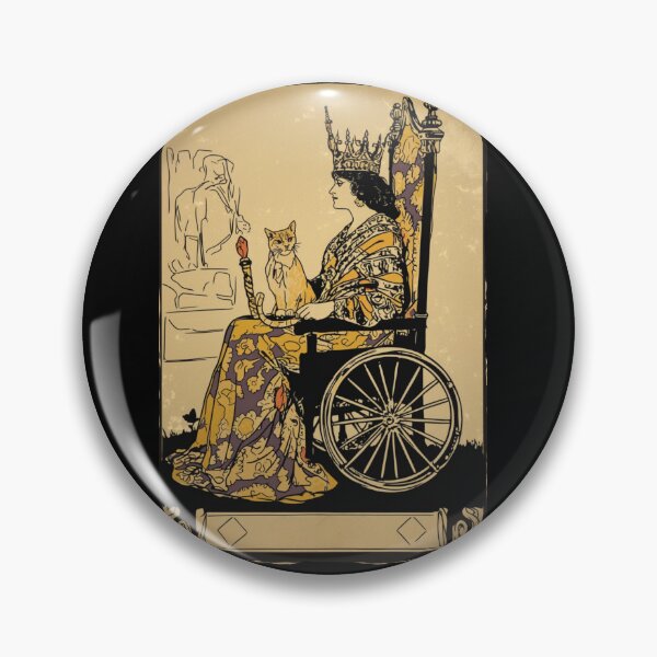 Item preview, Rolling with my cat homie wheelchair tarot designed and sold by MendaciousMina.