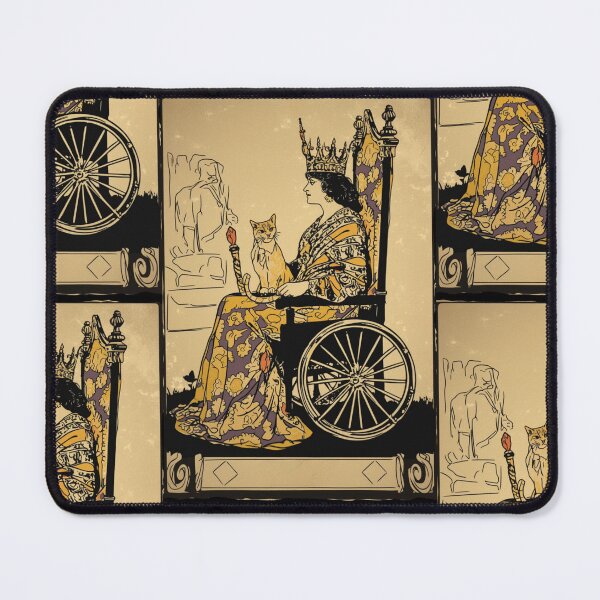 Item preview, Rolling with my cat homie wheelchair tarot designed and sold by MendaciousMina.
