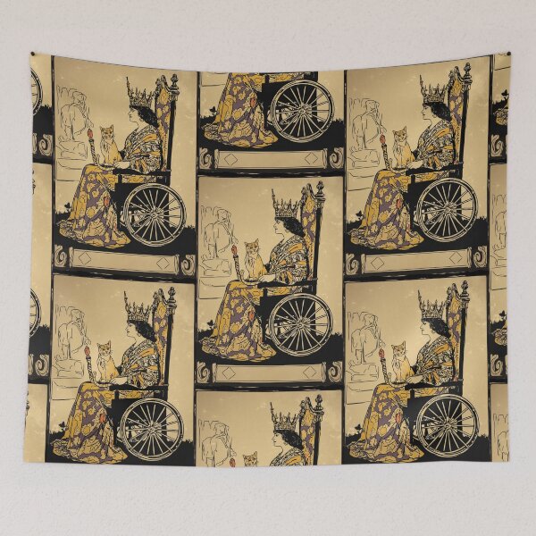 Item preview, Rolling with my cat homie wheelchair tarot designed and sold by MendaciousMina.