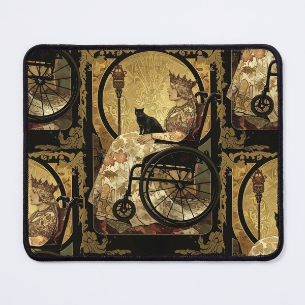 Item preview, Rolling with my cat homie wheelchair tarot designed and sold by MendaciousMina.