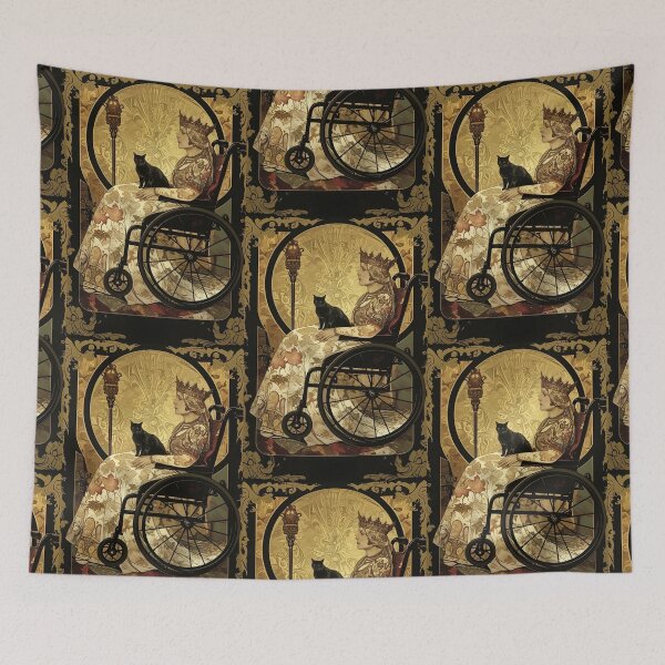 Item preview, Rolling with my cat homie wheelchair tarot designed and sold by MendaciousMina.
