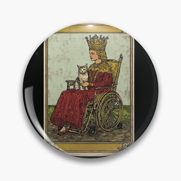 Item preview, Rolling with my cat homie wheelchair tarot designed and sold by MendaciousMina.