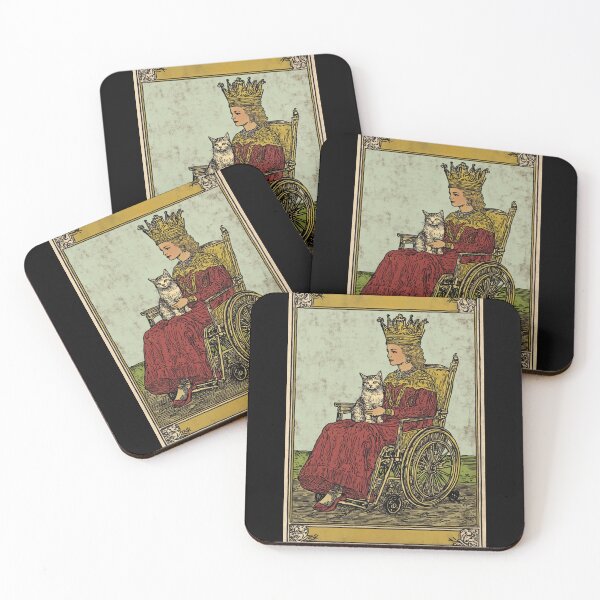 Item preview, Rolling with my cat homie wheelchair tarot designed and sold by MendaciousMina.