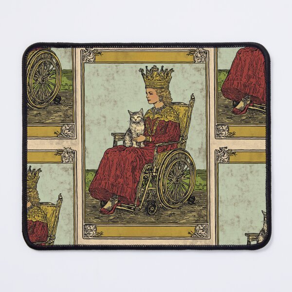 Item preview, Rolling with my cat homie wheelchair tarot designed and sold by MendaciousMina.