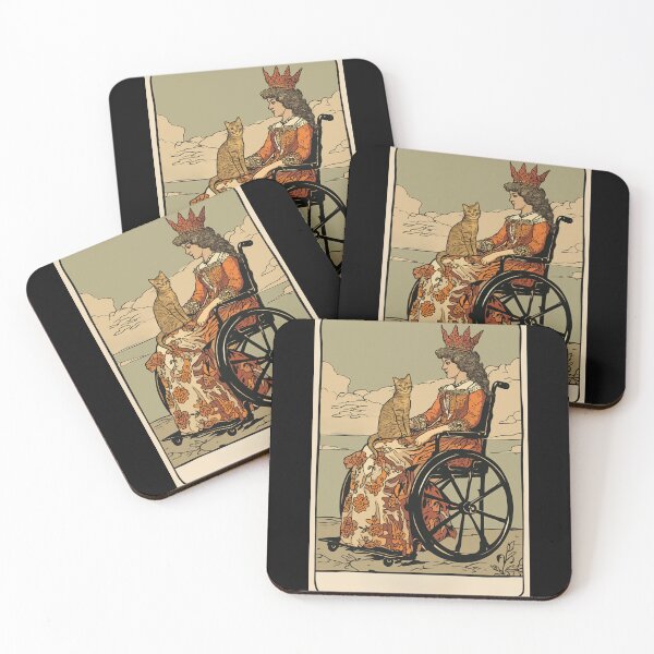 Item preview, Rolling with my cat homie wheelchair tarot designed and sold by MendaciousMina.