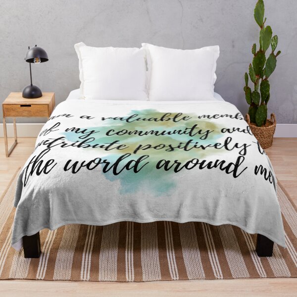 Item preview, I am a valuable member of my community and contribute positively to the world around me  - Positive Affirmations - For Men [ 2025 - Collection ] designed and sold by elmsstudios.