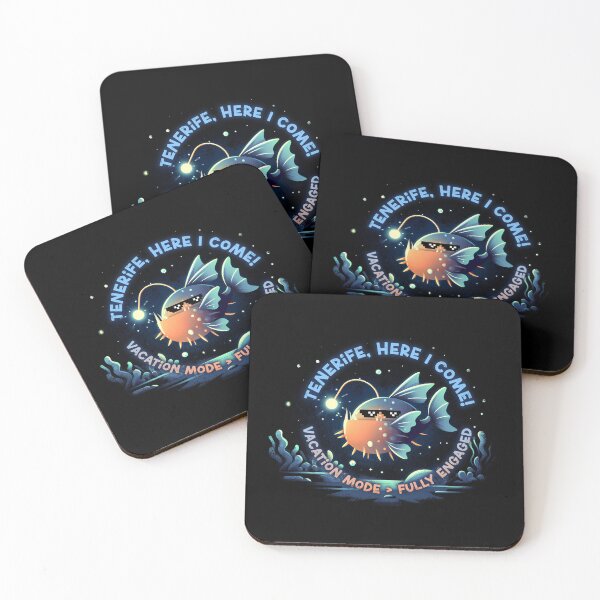 Item preview, A deep-sea anglerfish finally found paradise… in Tenerife (dark version) designed and sold by Kraftees.