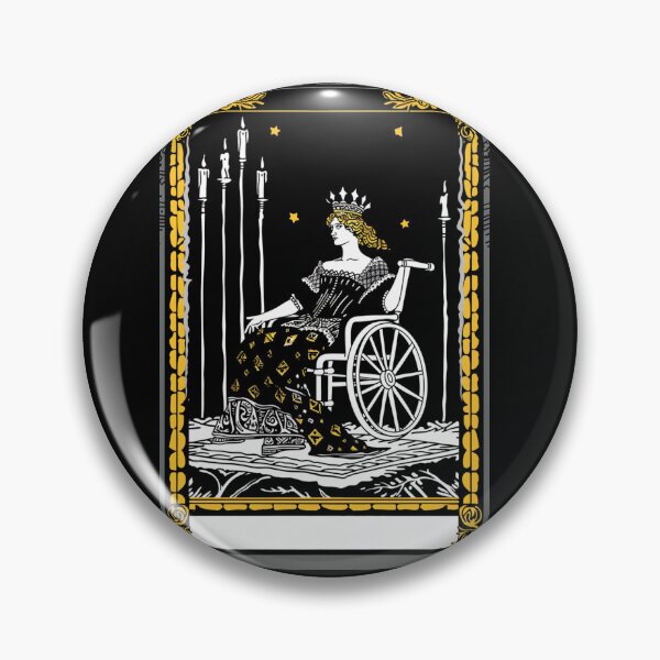 Item preview, Rolling with my cat homie wheelchair tarot designed and sold by MendaciousMina.