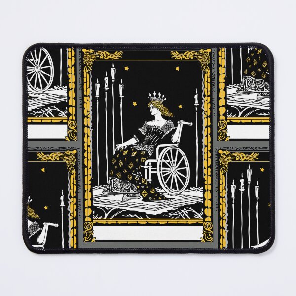 Item preview, Rolling with my cat homie wheelchair tarot designed and sold by MendaciousMina.