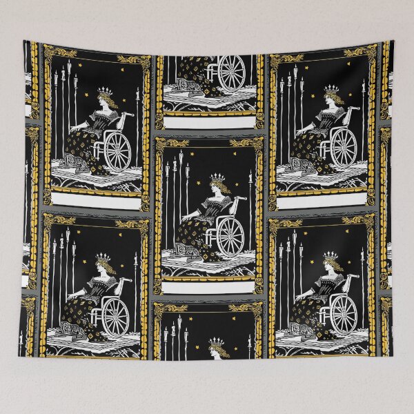 Item preview, Rolling with my cat homie wheelchair tarot designed and sold by MendaciousMina.