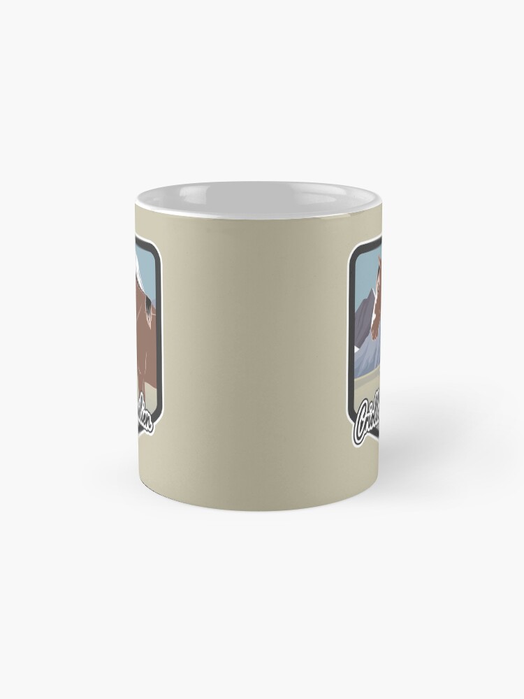 Aperçu 4 sur 6. Mug à café avec l'œuvre Cheval Criollo Vénézuélien, blason et armoirie cheval rouanné, cheval d'allure, races de chevaux du Venezuela créée et vendue par WebEquitation.