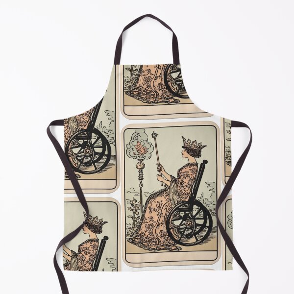 Item preview, Queen of wands wheelchair tarot designed and sold by MendaciousMina.