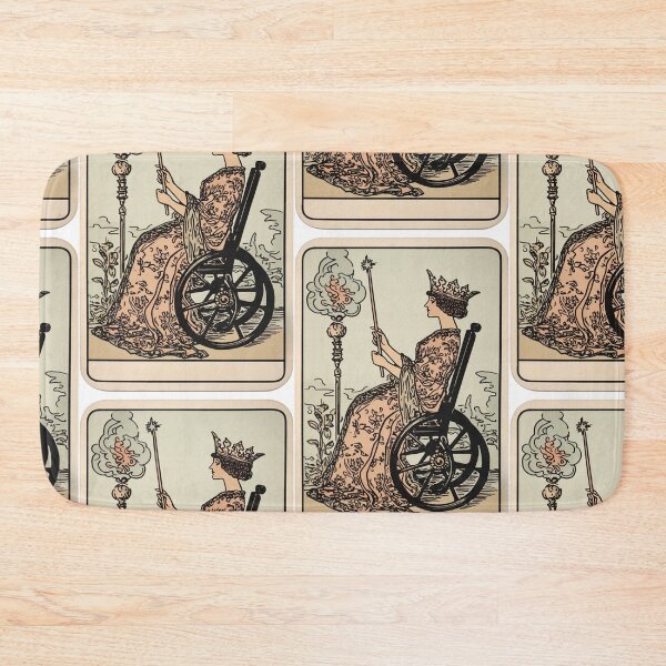 Item preview, Queen of wands wheelchair tarot designed and sold by MendaciousMina.