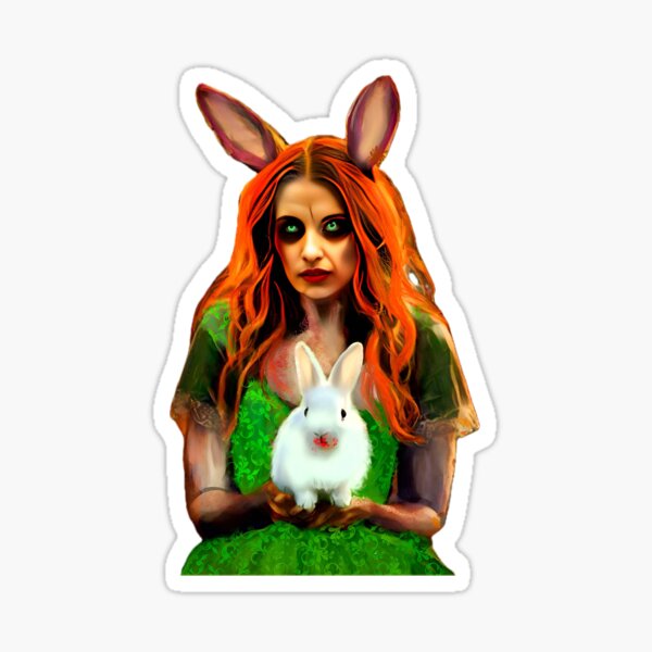 Artikel-Vorschau von Frau Bunny und ihr weißes Kaninchen, designt und verkauft von Batang .