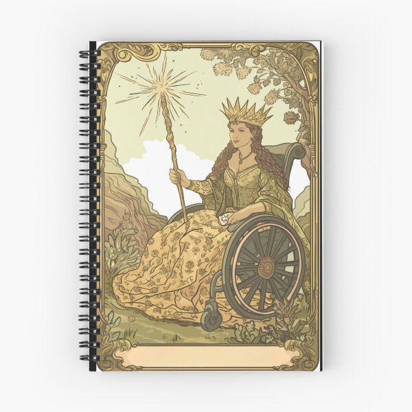 Item preview, Queen of wands wheelchair tarot designed and sold by MendaciousMina.