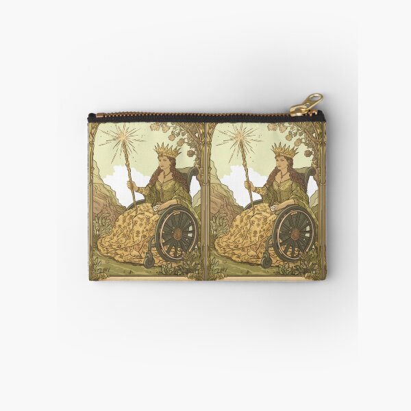 Item preview, Queen of wands wheelchair tarot designed and sold by MendaciousMina.