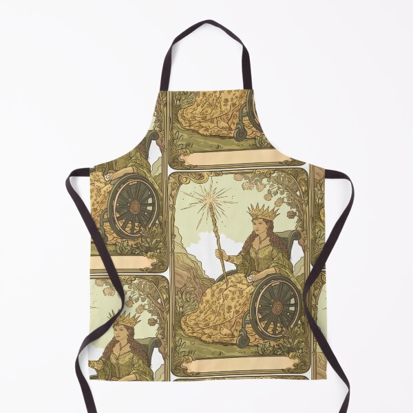 Item preview, Queen of wands wheelchair tarot designed and sold by MendaciousMina.