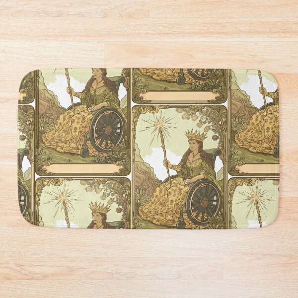 Item preview, Queen of wands wheelchair tarot designed and sold by MendaciousMina.