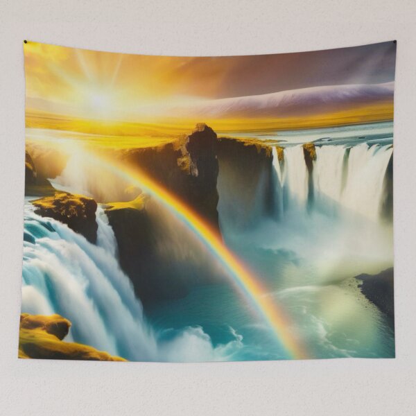 Item preview, Goðafoss (Gods Waterfall) designed and sold by asanaworld.