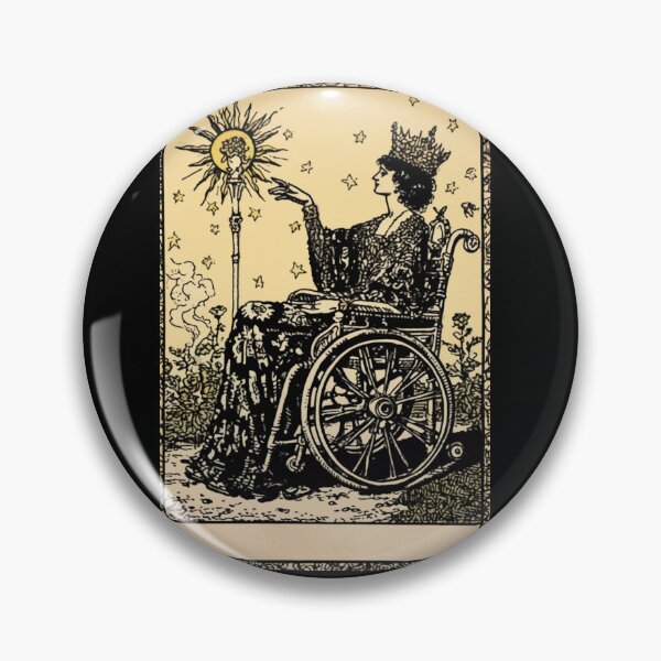Item preview, Queen of wands wheelchair tarot designed and sold by MendaciousMina.