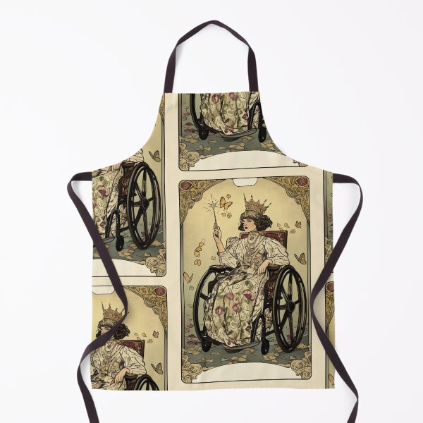 Item preview, Queen of wands wheelchair tarot designed and sold by MendaciousMina.