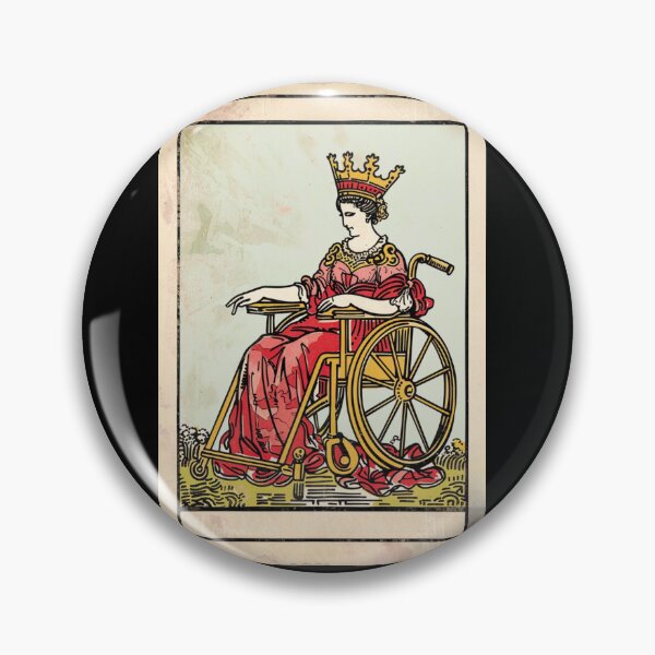 Item preview, Queen upon her throne wheelchair tarot designed and sold by MendaciousMina.