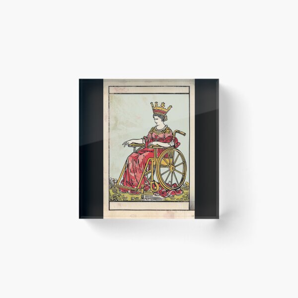 Item preview, Queen upon her throne wheelchair tarot designed and sold by MendaciousMina.