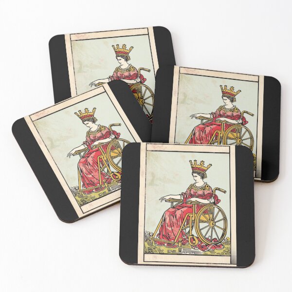 Item preview, Queen upon her throne wheelchair tarot designed and sold by MendaciousMina.