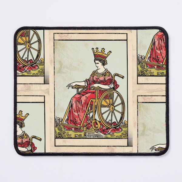 Item preview, Queen upon her throne wheelchair tarot designed and sold by MendaciousMina.