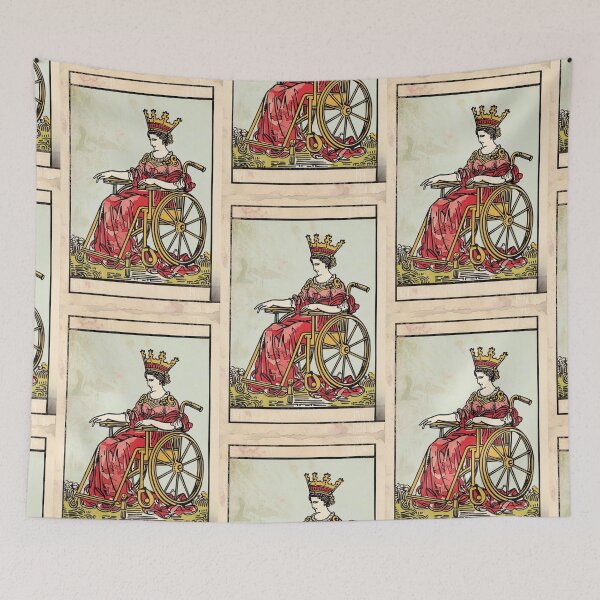 Item preview, Queen upon her throne wheelchair tarot designed and sold by MendaciousMina.