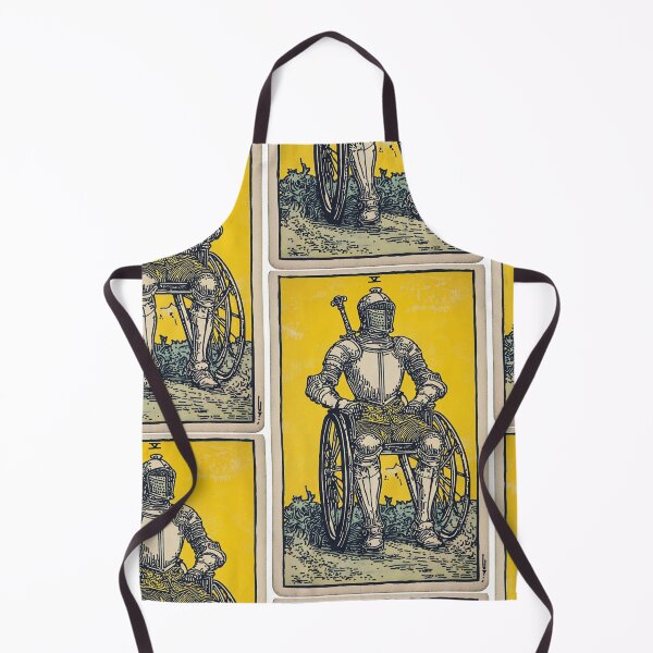 Item preview, knight upon his mount, wheel chair tarot designed and sold by MendaciousMina.