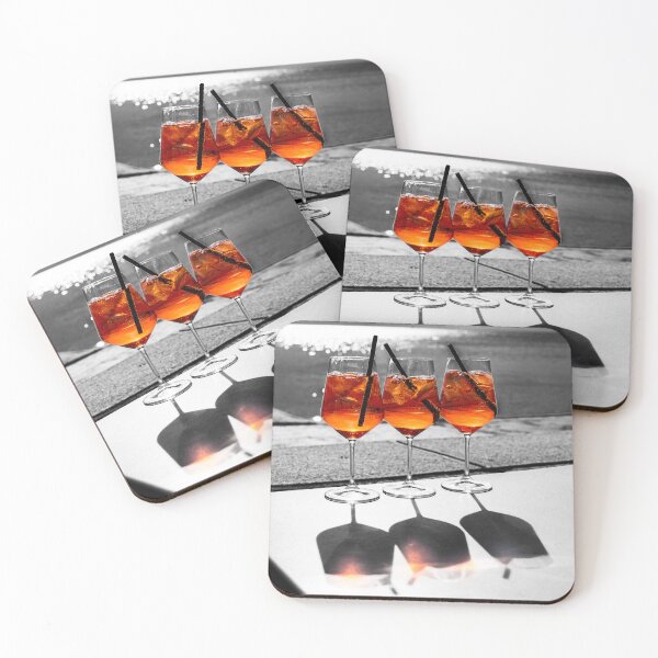 Item preview, Spritz time along the shore of the sea, black and white version (and orange) designed and sold by Pascal-F.