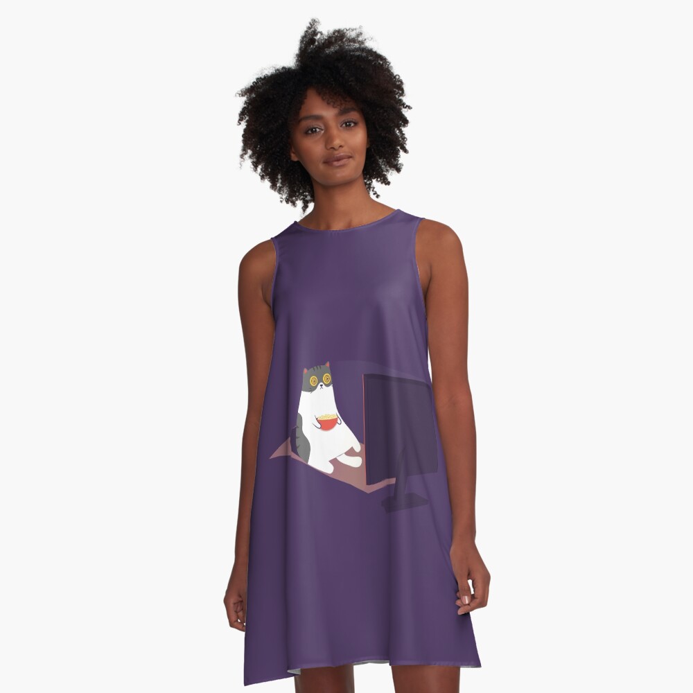 Item preview, A-Line Dress designed and sold by cartoonbeing.