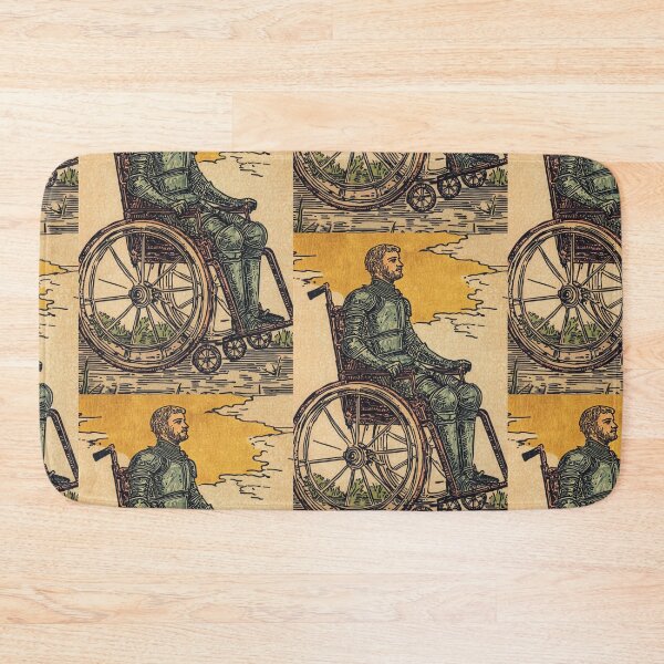 Item preview, knight upon his mount, wheel chair tarot designed and sold by MendaciousMina.