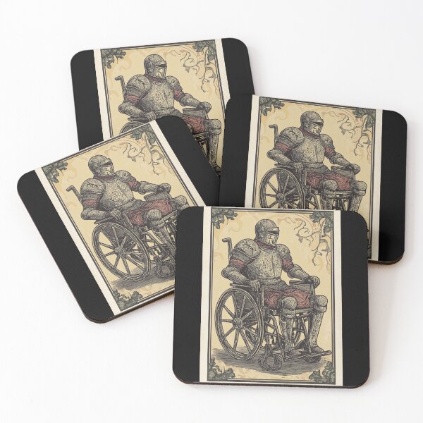 Item preview, knight upon his mount, wheel chair tarot designed and sold by MendaciousMina.