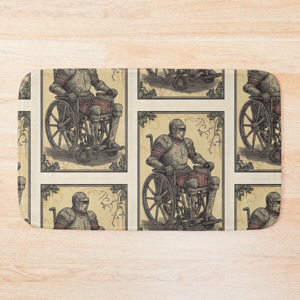 Item preview, knight upon his mount, wheel chair tarot designed and sold by MendaciousMina.
