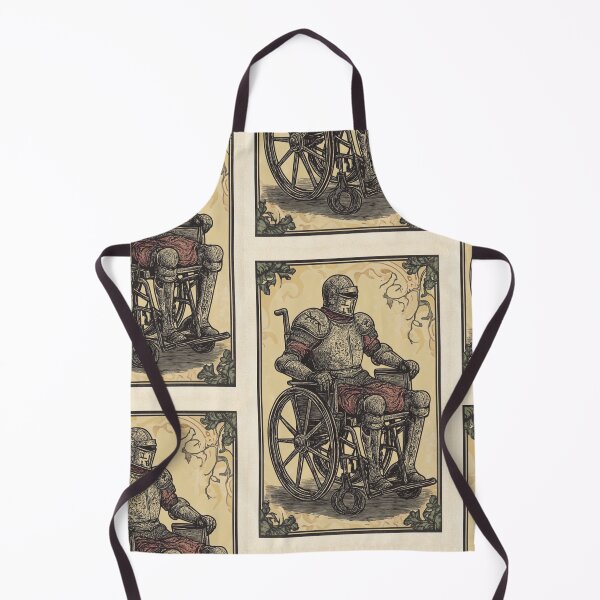Item preview, knight upon his mount, wheel chair tarot designed and sold by MendaciousMina.