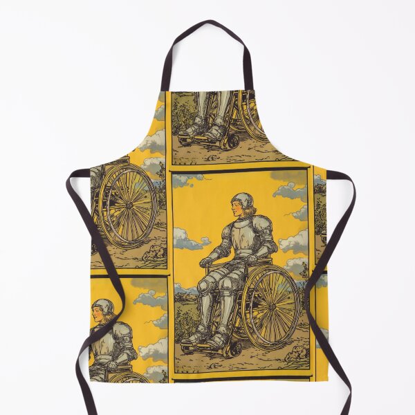 Item preview, knight upon his mount, wheel chair tarot designed and sold by MendaciousMina.