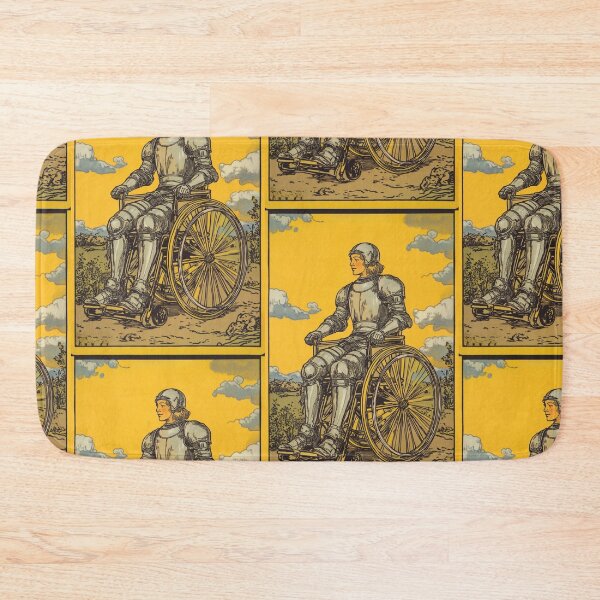 Item preview, knight upon his mount, wheel chair tarot designed and sold by MendaciousMina.