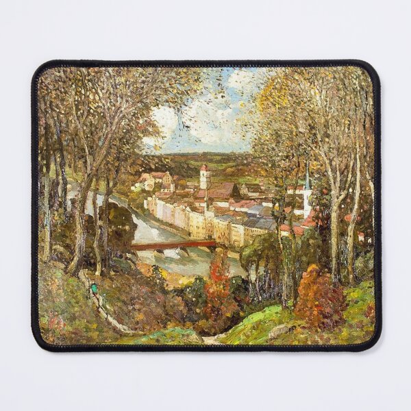 Item preview, Autumn Landscape with Town designed and sold by tomorrowsart.