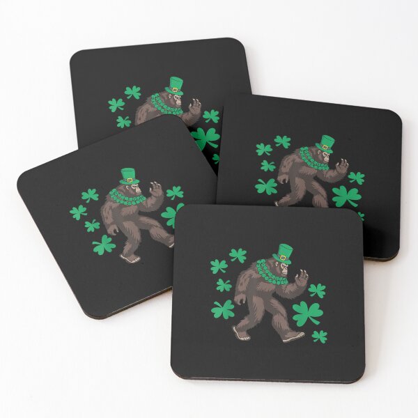Item preview, Bigfoot St Patricks Day Irish Sasquatch Shamrock Clover Leaf  designed and sold by facegm.