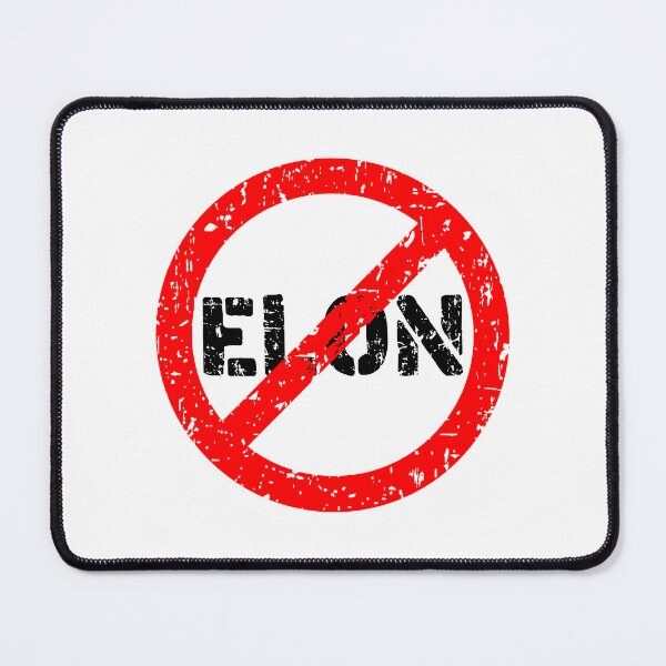 Item preview, Banned elon, NO ELON!  anti elon, no elon musk, no musk, Anti-Elon Musk Bumper Decal For elon musk haters! red designed and sold by ramwebroom.
