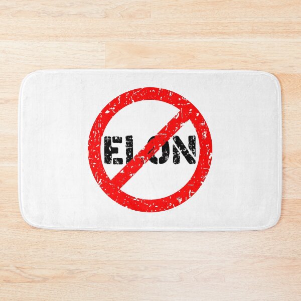 Item preview, Banned elon, NO ELON!  anti elon, no elon musk, no musk, Anti-Elon Musk Bumper Decal For elon musk haters! red designed and sold by ramwebroom.