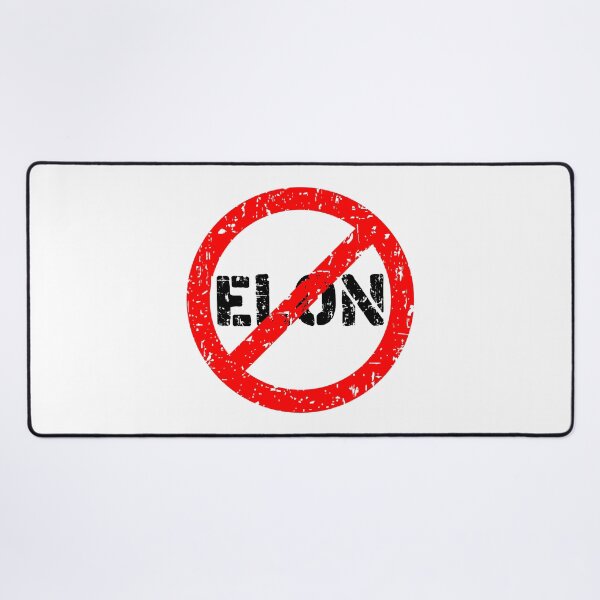 Item preview, Banned elon, NO ELON!  anti elon, no elon musk, no musk, Anti-Elon Musk Bumper Decal For elon musk haters! red designed and sold by ramwebroom.