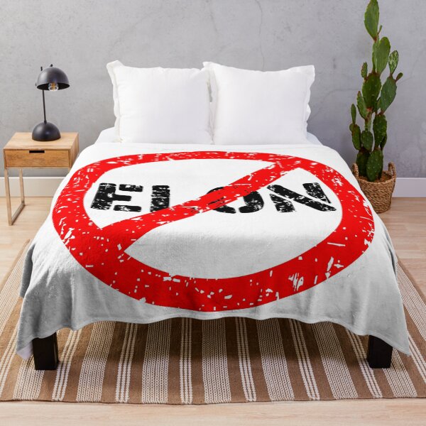 Item preview, Banned elon, NO ELON!  anti elon, no elon musk, no musk, Anti-Elon Musk Bumper Decal For elon musk haters! red designed and sold by ramwebroom.