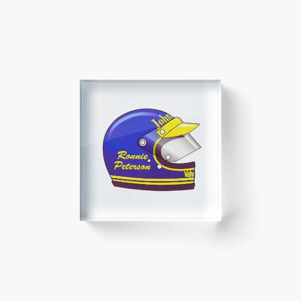 Item preview, Ronnie Peterson crash helmet designed and sold by retropetrol.